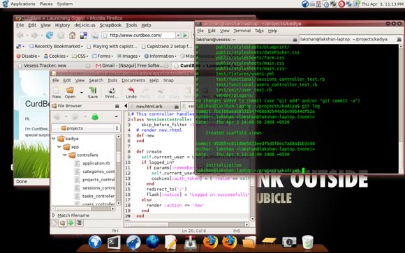 Lakshan's desktop screenshot