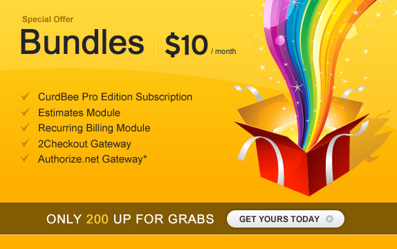 CurdBee bundles promo, only 200 up for grabs CurdBee bundles promo, only 200 up for grabs