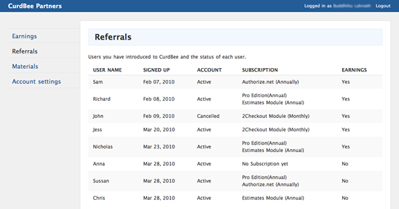 Affiliate app referrals Affiliate app referrals