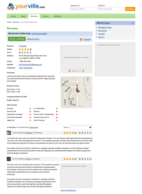 Yourville business review