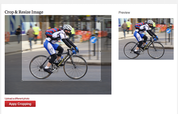 Image Cropping View