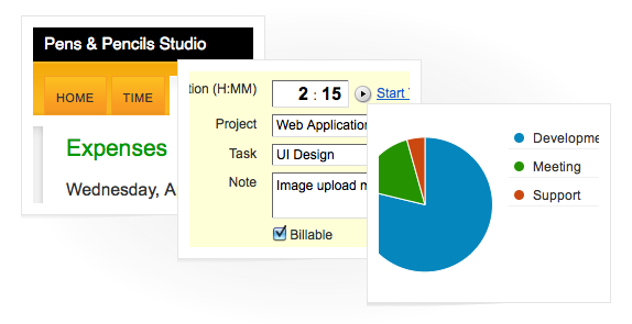 CurdBee Time and Expense Tracking Beta screenshot