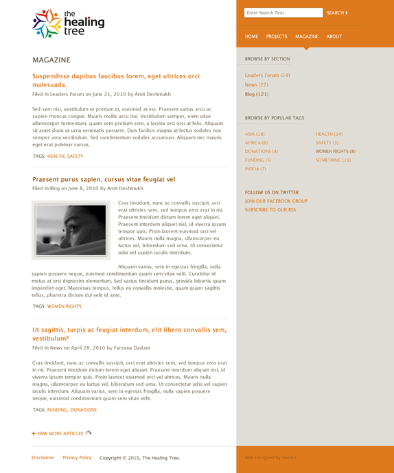 Magazine Page