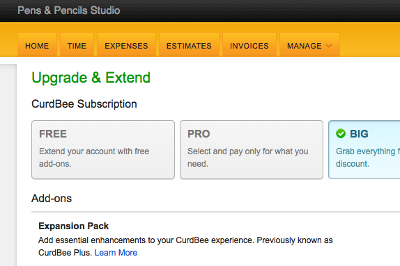 CurdBee new upgrade section - Simply customise your experience CurdBee new upgrade section - Simply customise your experience