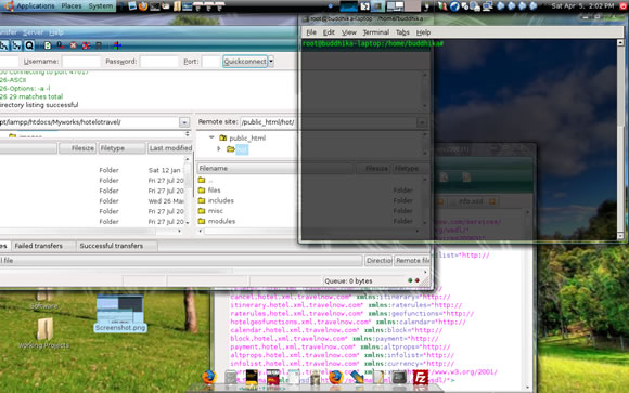 Laknath’s desktop screenshot (click to enlarge)
