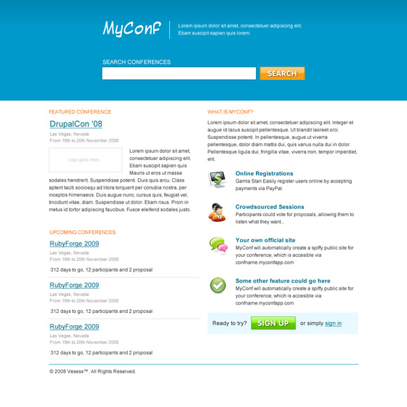 MyConfApp Screenshot