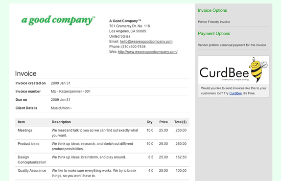 We Use CurdBee